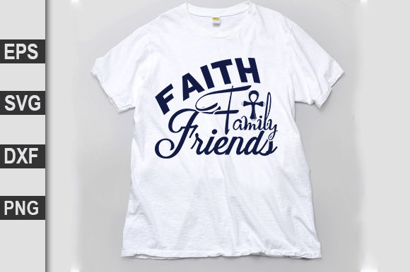 Christian Svg Design: Faith Family Graphics & T-Shirt Designs