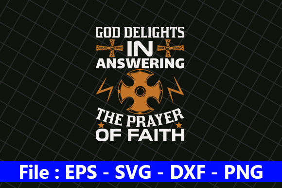 Christian T-shirt Design, God Delights Graphics Review