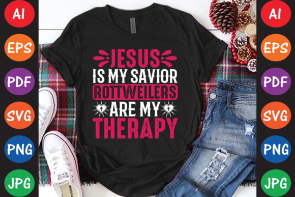 Jesus is My Savior Rottweilers Graphics Review